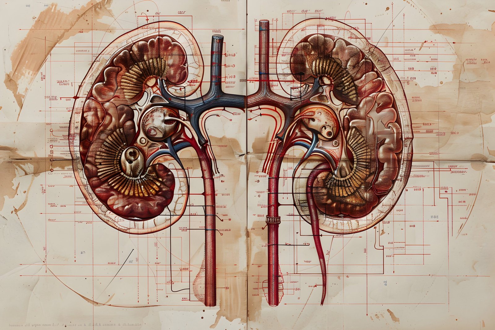 Human internal organ with heart